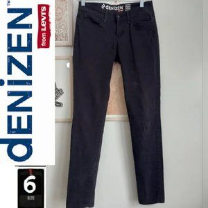 Denizen black jeggings, size 6 leggings